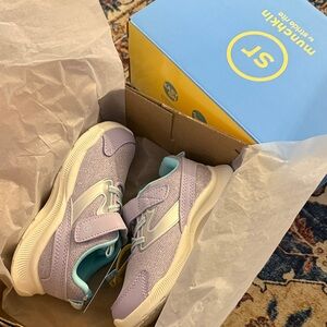 Stride Rite Lavender and Aqua Sneakers